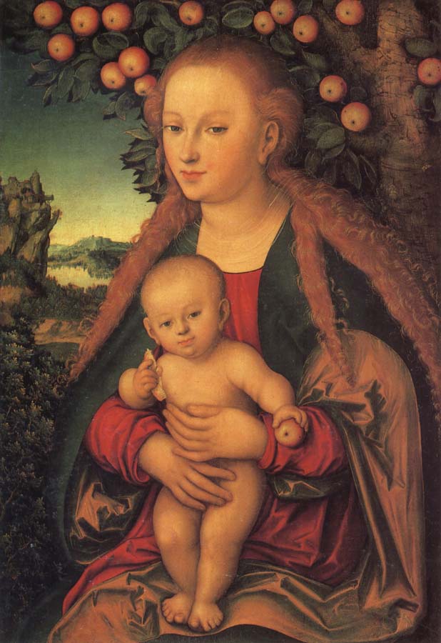 The Virgin and Child under the Apple Tree